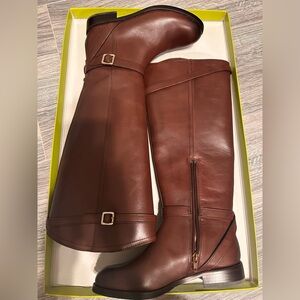 New Antonio Melani Candess Leather Tall Shaft Riding Boots